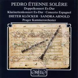 Solère: Clarinet Concerto