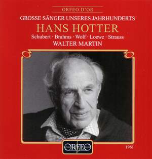 Hans Hotter - Lieder