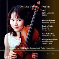 Dvorak, Wieniawski, Ysaye: Works for Violin and Piano