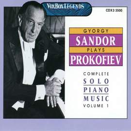 Sandor Plays Prokofiev Vol. 1