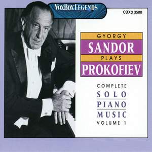 Sandor Plays Prokofiev Vol. 1
