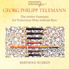 Telemann: Fantasias (12) for solo flute, TWV 40:2-13