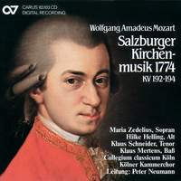 Mozart: Salzburg Church Music 1774