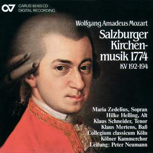 Mozart: Salzburg Church Music 1774