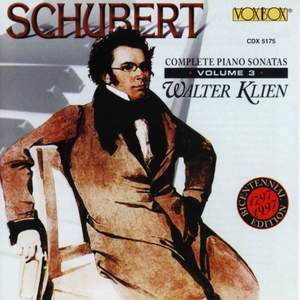 Schubert - Complete Piano Sonatas, Vol. 3