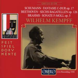 Schumann: Fantasie in C major, Op. 17, etc.