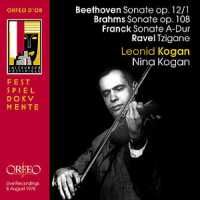 Beethoven, Brahms & Franck: Violin Sonatas, Ravel: Tzigane