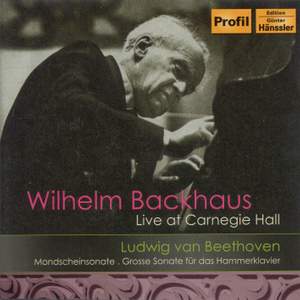 Wilhelm Backhaus live at Carnegie Hall 1956