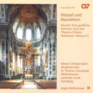Mozart: Three hymns from Thamos & Holzbauer: Mass in C major