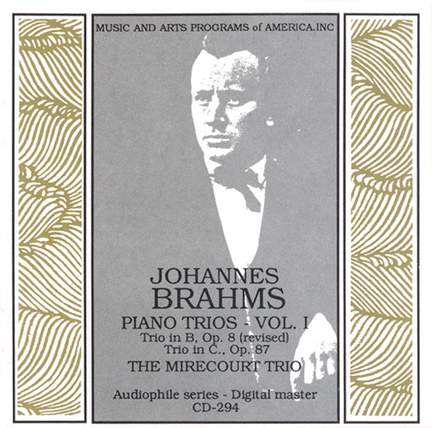 Brahms: Piano Trios Nos. 1 & 2