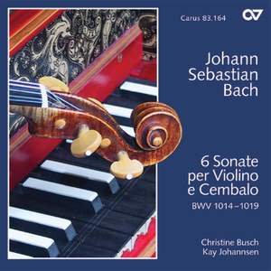 Bach, J S: Sonatas for Violin & Harpsichord Nos. 1-6, BWV1014-1019