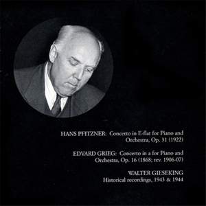 Pfitzner: Concerto for Piano in E flat major, Op. 31, etc.