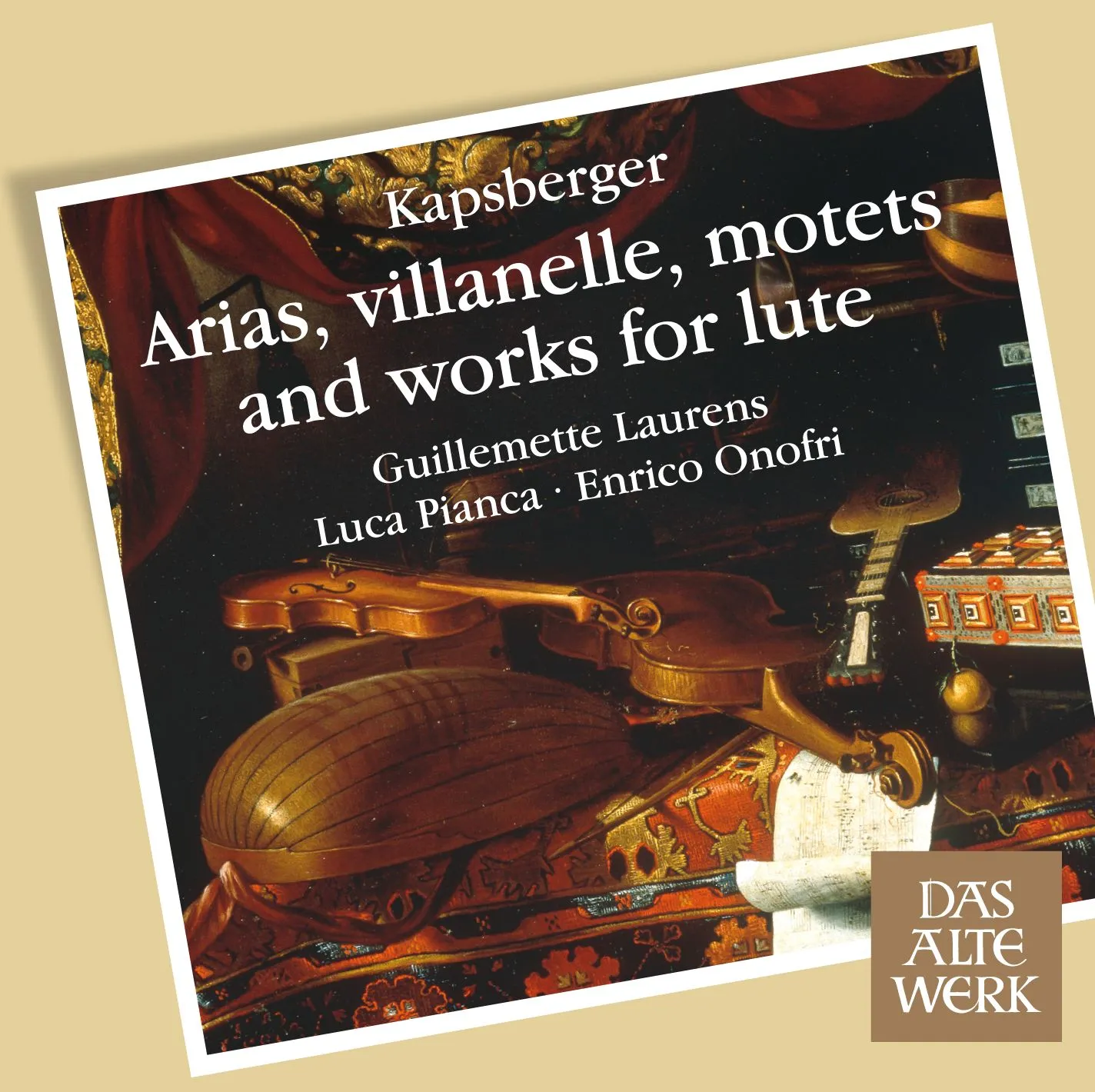 【中古】 Kapsberger： Arias， villanelle， motets and works for lute GiovanniGirolamoKapsberger 作曲 ,GuillemetteLauren Kapsberger: Arias, villanelle, motets and works for lute - Warner
