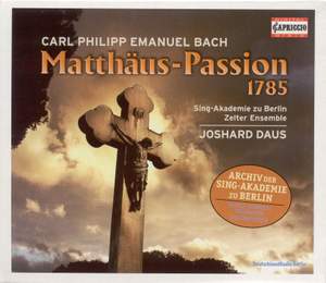 Bach, C P E: Matthäus-Passion
