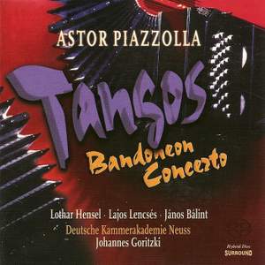 Piazzólla: Concerto for Bandoneon & Orchestra 'Aconcagua', etc.