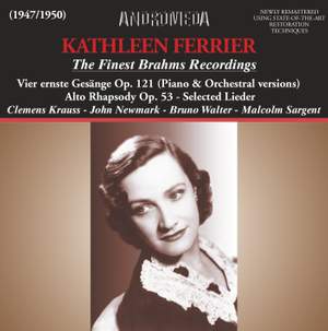 Kathleen Ferrier - The Finest Brahms Recordings