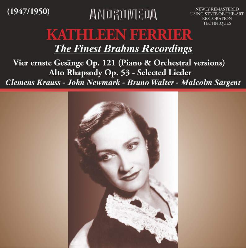 Kathleen Ferrier - The Finest Brahms Recordings - Andromeda
