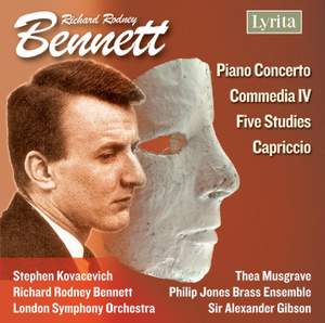 Bennett: Piano Concerto, Commedia IV, Five Studies, Capriccio