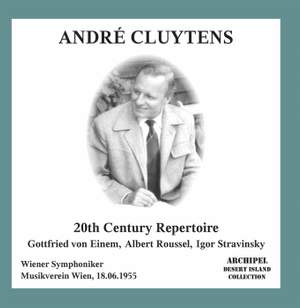 André Cluytens - Music of the 20th Century