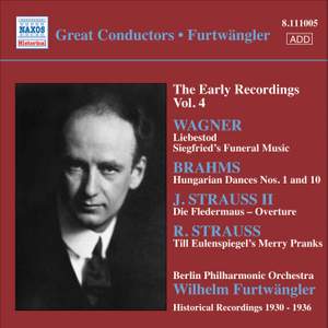 Furtwängler - The Early Recordings Volume 4
