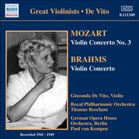 Gioconda De Vito plays Mozart & Brahms
