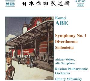 Abe, Komei: Divertimento for Alto Saxophone and Orchestra (1951), etc.