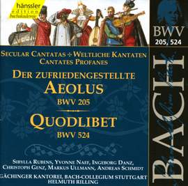 Bach, J S: Cantata BWV205 'Zerreißet. Zersprenge, zertrümmert die Gruft', etc.