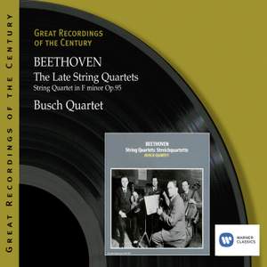 Beethoven: The Late String Quartets Product Image