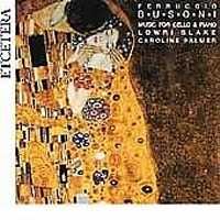 Busoni: Works for cello & piano