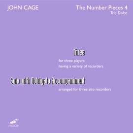 Cage Edition Volume 38- Solo with Obbligato Accompaniment & Three
