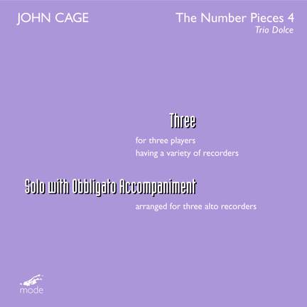 Cage Edition Volume 38- Solo with Obbligato Accompaniment & Three