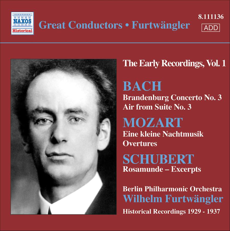 Furtwängler - The Early Recordings Volume 1 - Naxos: 8111136 - CD