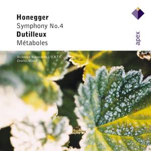 Honegger: Symphony No. 4 & Dutilleux: Métaboles