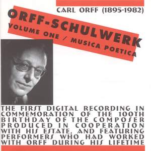 Orff: Schulwerk Vol. 1