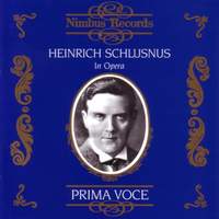 Heinrich Schlusnus in Opera