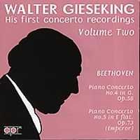 Walter Gieseking - His First Concerto Recordings (Volume 2)