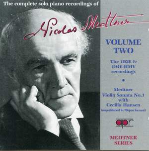 Medtner Series Volume 2