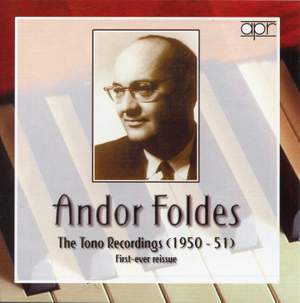 Andor Foldes The Tono Recordings (1950-51)