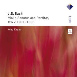 Bach, J S: Sonatas & Partitas for solo violin, BWV1001-1006