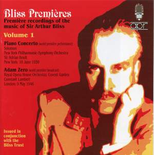 Bliss Premières (Volume 1)