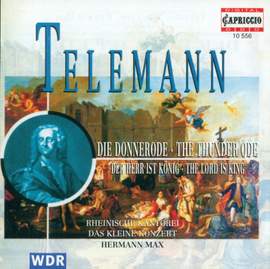 Telemann: Der Herr ist König & Die Donner-Ode