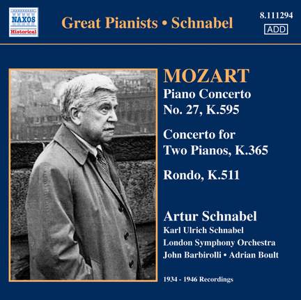 Artur Schnabel plays Mozart