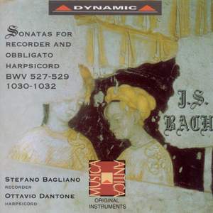 Bach: Sonatas For Recorder And Obbligato Harpsichord