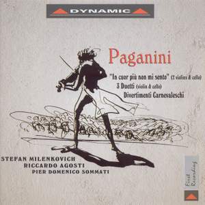 Paganini: Introduction & Variations on 'Nel cor più non mi sento' & Divertimenti Carnevaleschi