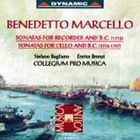 Benedetto Marcello: Sonatas for Recorder, Cello & Basso Continuo