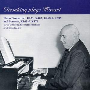 Gieseking Plays Mozart