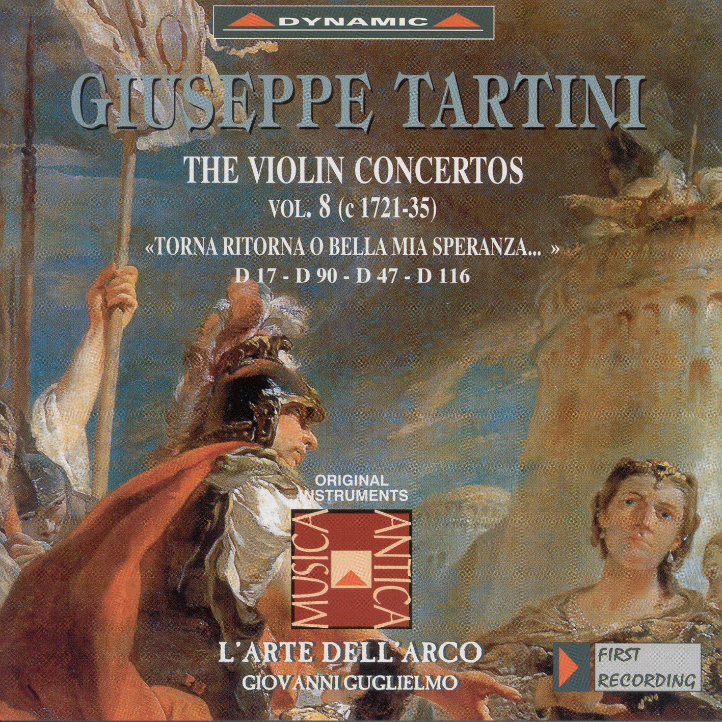 Tartini - The Violin Concertos Volume 8 - Dynamic: CDS355 - CD or