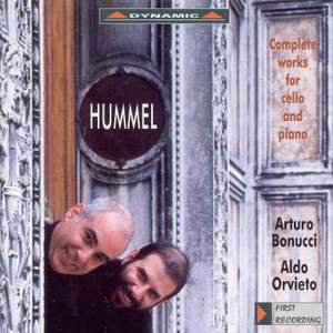 Hummel: Complete Works For Cello And Piano