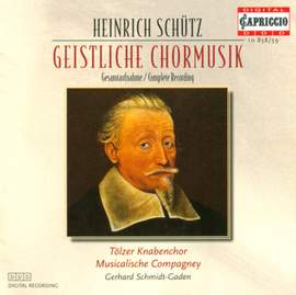 Schütz: Geistliche Chormusik 1648, SWV 369-397 (Op. 11)