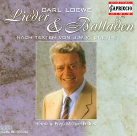 Loewe: Songs and Ballads with Text from Goethe